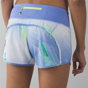 Lululemon Purple lined Running Speed Athletic shorts‎ 6